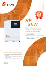 Load image into Gallery viewer, Inverter Off Grid SRNE 3000 Watt 24 Volt