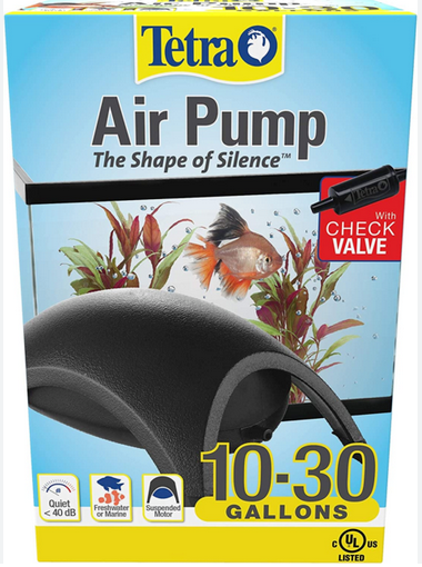 Tetra Whisper Air Pump+Check Valve 10-30 Gal – J P Success,