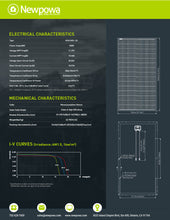 Load image into Gallery viewer, Solar Panel Mono 180 Watt Silver
