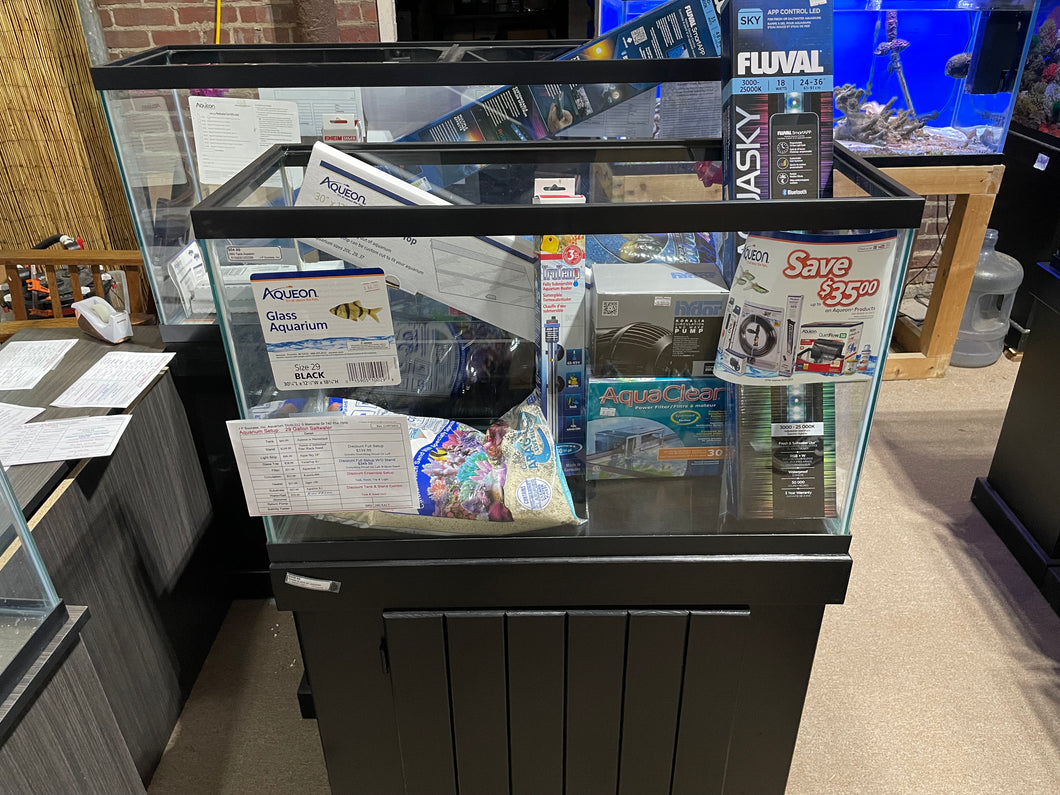 29 inch fish boxes 29 Gallon Saltwater Setup – J P Success, Inc