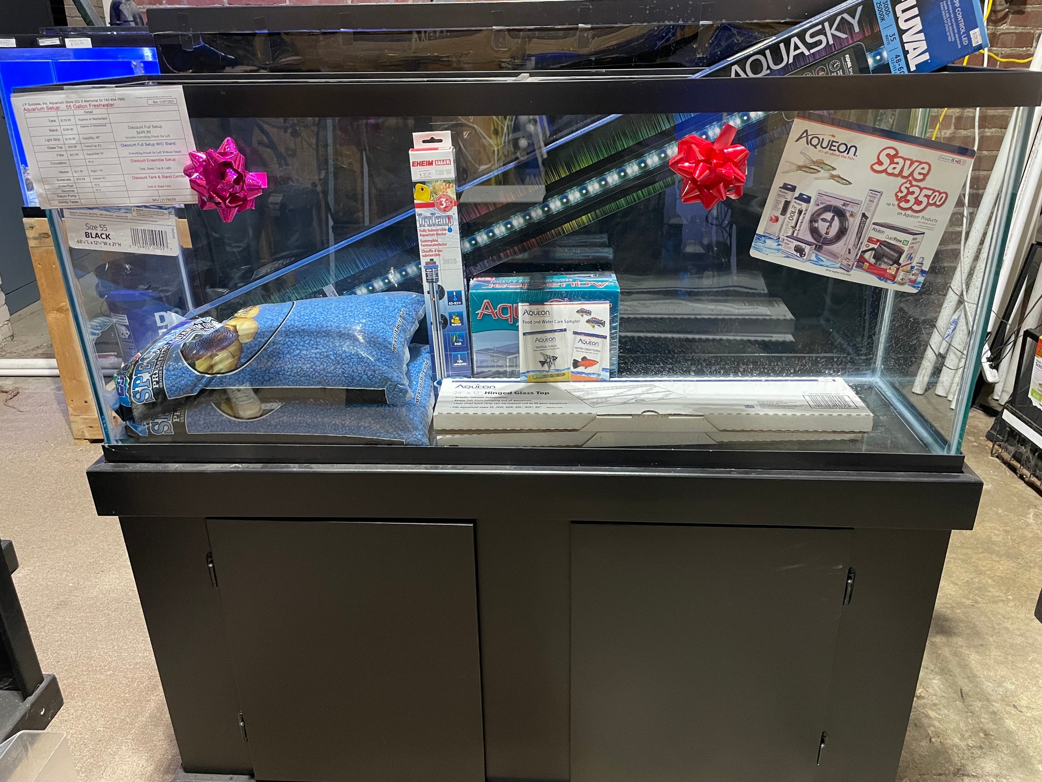 55 Gallon Freshwater Setup – J P Success,
