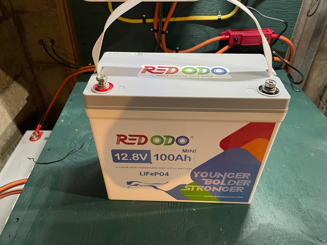NEW】Redodo LiFePO4 12V 100Ah Mini Deep Cycle