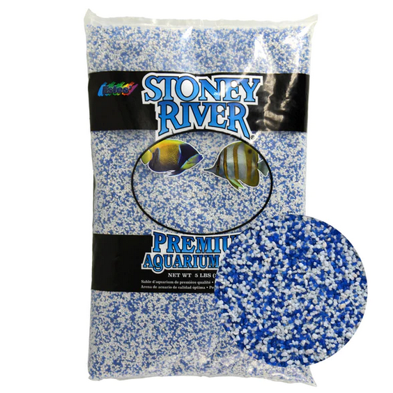 Stony River 5lb White and Blue Sand