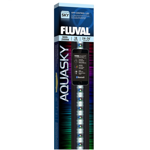 Fluval Aquasky 2.0 Bluetooth LED 24-36in 18w