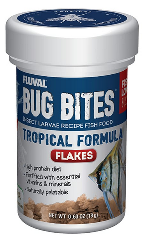 Fluval Bug Bites Tropical Formula Flakes .63oz