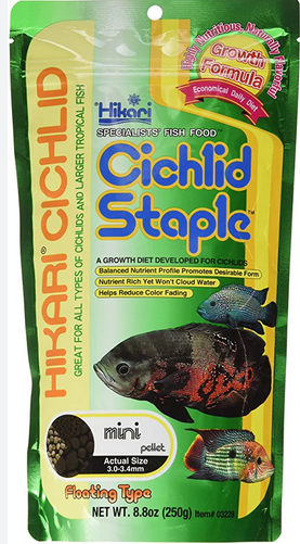 Hikari Cichlid Staple Mini Pellet 8.8oz