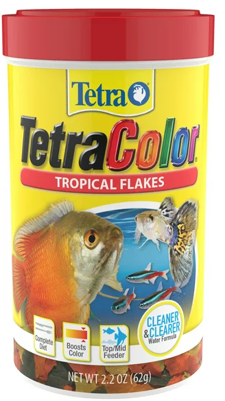 Tetra Color Tropical Flakes 2.2oz